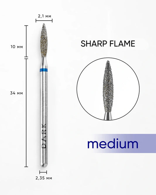 DARK Acute Flame 2.1x10 mm (Blue)