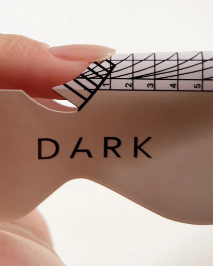 DARK Forms for nail extensions (elongated), 300 pcs